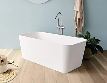bañera exenta rust solid blanca 150x70