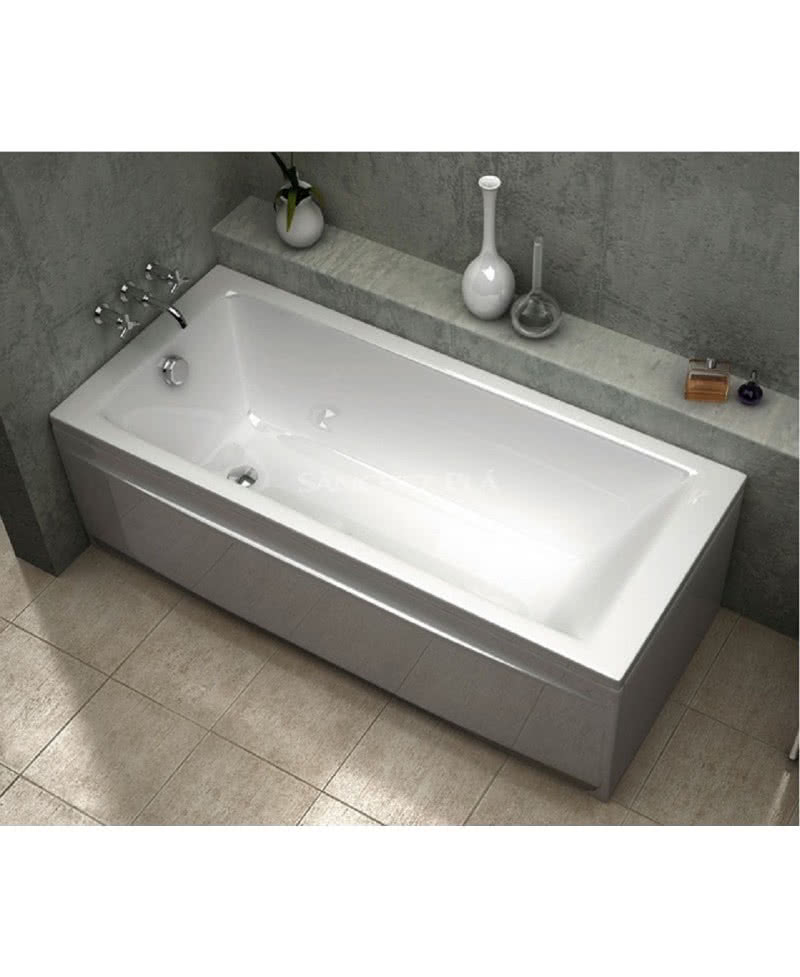 bañera bali acrilica blanca 160 x 70 cm